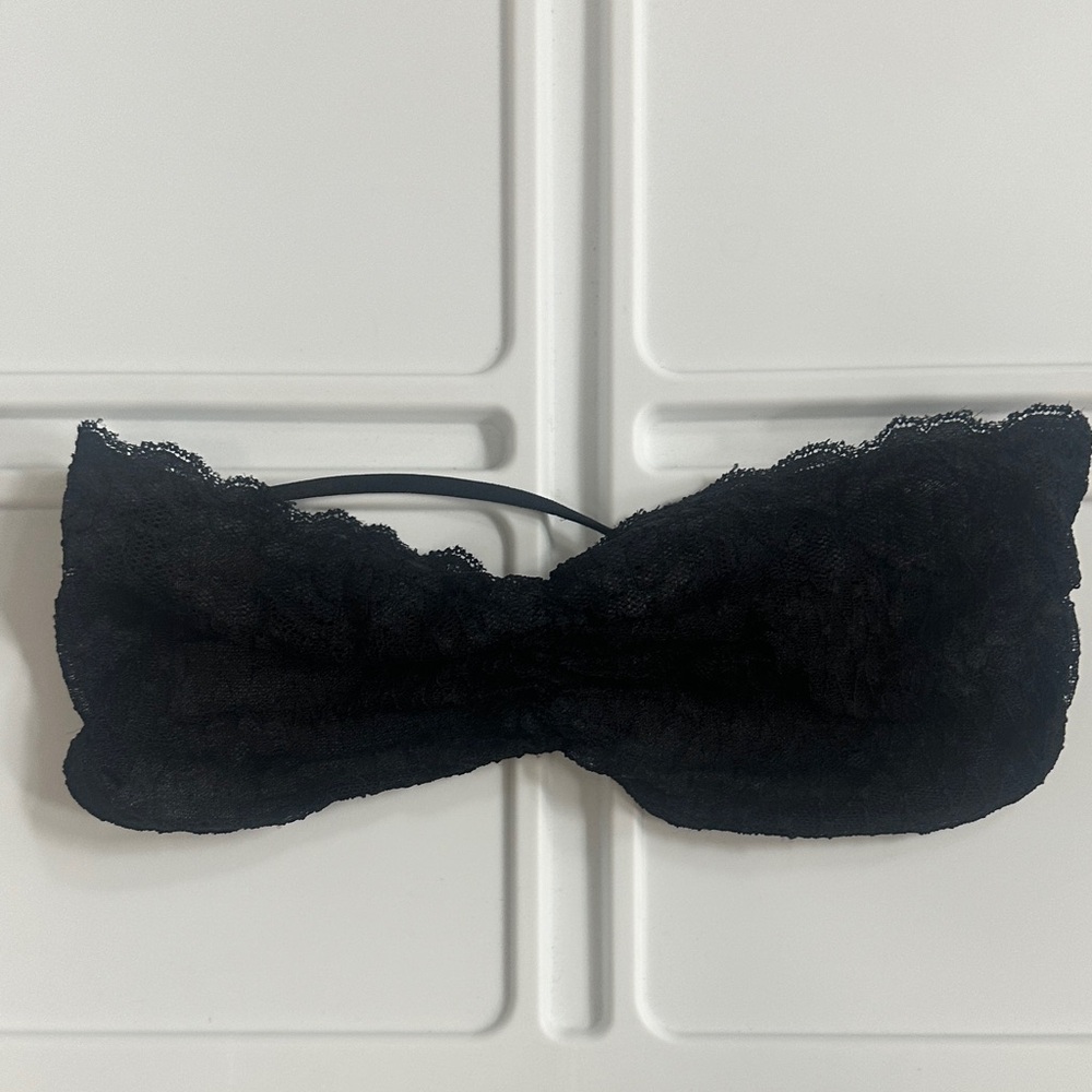 Free People Black Lace Bandeau